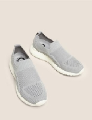 Marks and Spencer Goodmove Slip On Knitted Trainers