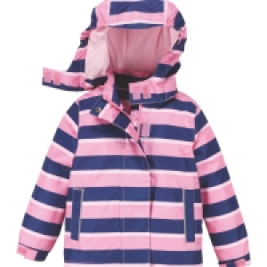 Pink Stripe Infants Raincoat