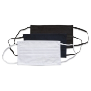 Adult Plain Face Covering 3 Pack