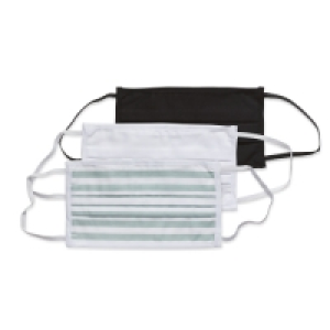 Adult Stripes Face Covering 3 Pack