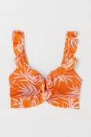 HM  Flounced push-up bikini top