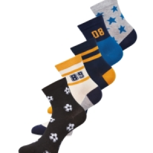 Football Childrens Socks 5 Pack