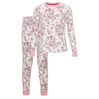 Aldi  Childrens Off White Floral Pyjamas