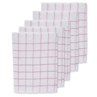 Aldi  Pink Terry Tea Towels 5 Pack