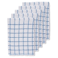 Aldi  Blue Terry Tea Towels 5 Pack