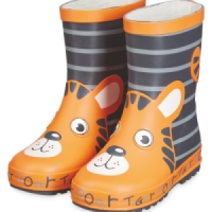 Aldi  Infants Tiger Wellingtons