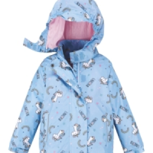 Light Blue Unicorn Infants Raincoat