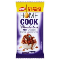 Centra  Homecook Wonderbar Milk Chocolate 3 Pack 450g