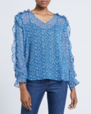 Dunnes Stores  Lurex V-Neck Top