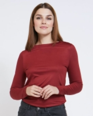 Dunnes Stores  Paul Costelloe Living Studio Long-Sleeved Boat Neck Top