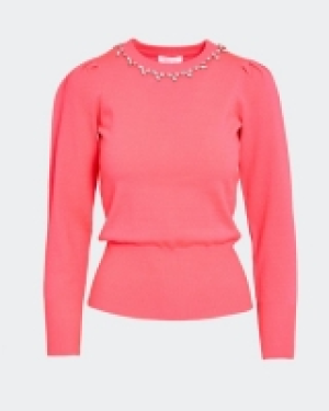 Savida Jewel Neck Jumper