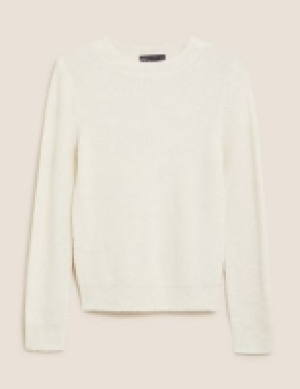 M&s Collection Sparkly Ribbed Crew Neck Jumper