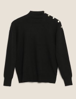 Marks and Spencer M&s Collection Soft Touch Funnel Neck Jumper