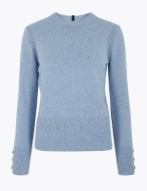 Per Una Cotton Button Detail Jumper