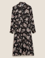 Marks and Spencer M&s Collection Floral Midi Shirt Dress
