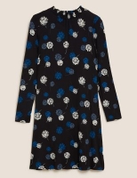 Marks and Spencer M&s Collection Jersey Floral Knee Length Swing Dress