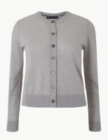 Marks and Spencer M&s Collection Pure Merino Wool Cardigan