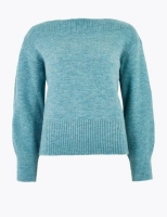 Marks and Spencer M&s Collection Knitted Slash Neck Jumper