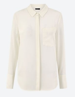 Marks and Spencer Autograph Pure Silk Long Sleeve Shirt