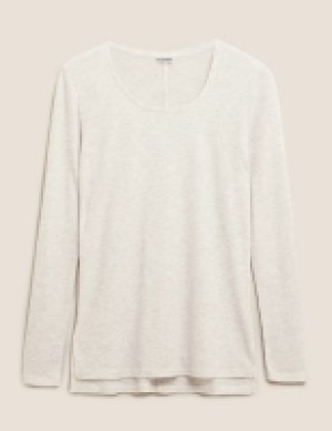 Autograph Pure Tencel Ribbed Relaxed Longline Top