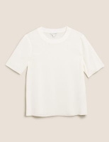 Marks and Spencer Autograph Pure Silk Relaxed Short Sleeve Top