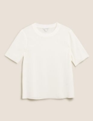 Autograph Pure Silk Relaxed Short Sleeve Top