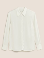 Marks and Spencer Autograph Scallop Edge Long Sleeve Shirt