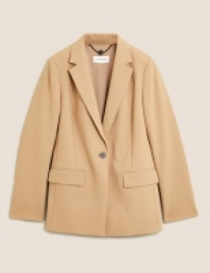 Autograph Tailored Single Breasted Blazer with Wool