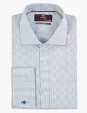 Tailored Fit Pure Cotton Textured Shirt 47.60 €