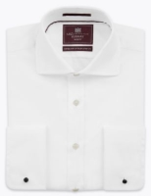 Marks and Spencer M&s Collection Luxury Slim Fit Pure Cotton Shirt