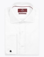 Marks and Spencer M&s Collection Luxury Regular Fit Poplin Easy Iron Shirt