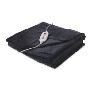 Aldi  Easy Home Dark Grey Heated Throw