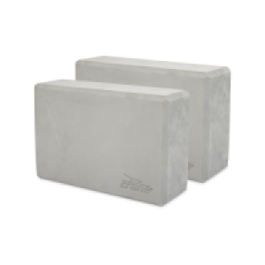 Aldi  Crane Light Grey Yoga Block 2 Pack