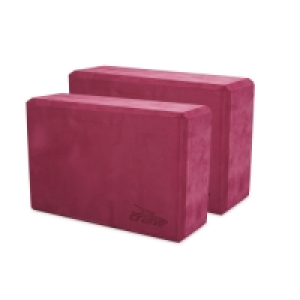 Aldi  Crane Maroon Yoga Block 2 Pack