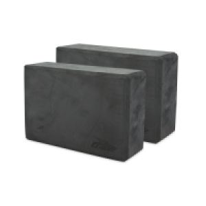 Crane Dark Grey Yoga Block 2 Pack