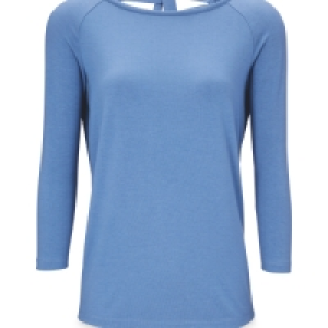 Ladies Blue Yoga Top