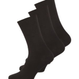 Black Diabetic Friendly Socks 3 Pack