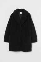 HM  Short faux shearling coat