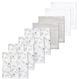 Aldi  Koala Muslin Cloths 8 Pack