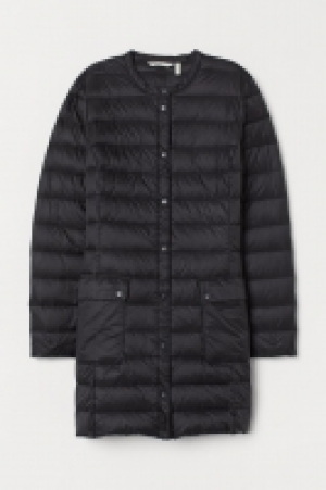 HM  Long, lightweight down jacket