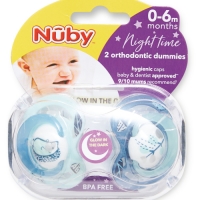 Aldi  Nuby Nature Night Soother 0-6 Months