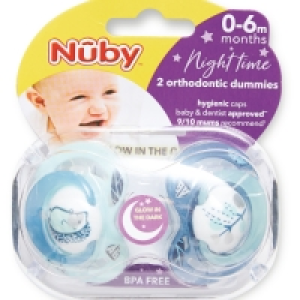 Nuby Nature Night Soother 0-6 Months