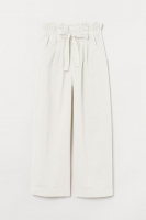 HM  Twill paper bag trousers