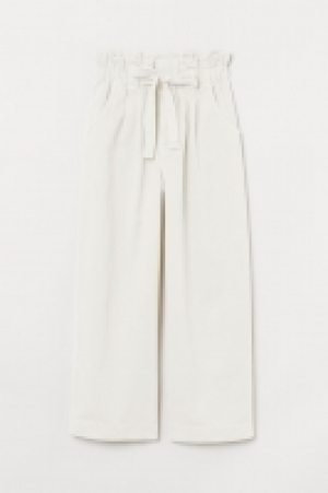 HM  Twill paper bag trousers