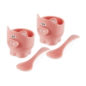 Pig Egg Cup And Spoon Set