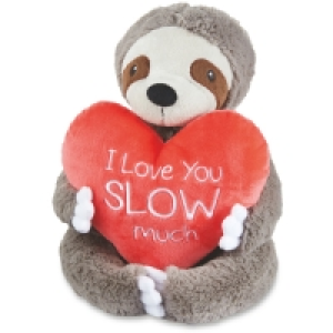 Sloth Valentines Soft Toy