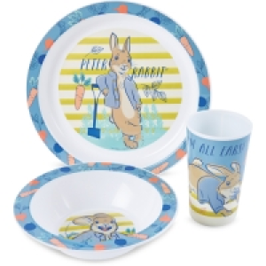 Peter Rabbit 3 Piece Breakfast Set