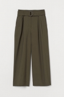 HM  Wide belted trousers