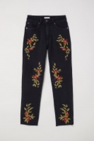 HM  Jeans with embroidery