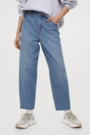 HM  Barrel Leg High Jeans